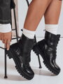 Dámske členkové čižmy STYLOBOSS čierne ZY0521
