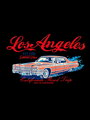 Pánske tričko s potlačou Los Angeles NX055R čierne