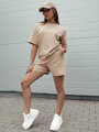 T-shirt damski SWAN beżowa Dstreet RY2534