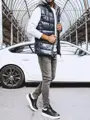 Pánska vesta tmavo-modrej farby