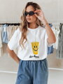 T-shirt damski SUNSMILE biały Dstreet RY2905