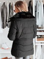 Čierna prešívaná dámska bunda WINTERGIRL TY4933
