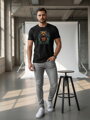 Bedrucktes Feuerwehr-T-Shirt mit Totenkopf für Männer NX054R