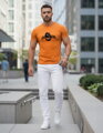 Bedrucktes Feuerwehr-T-Shirt mit Totenkopf für Männer NX054R