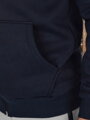 Pánska mikina s kapucňou na zips, tmavomodrá Dstreet BX5865