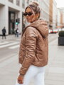Zlatá prešívaná dámska bunda LILYWOOL TY3714