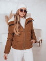 Hnedá trendová zimná dámska bunda TRENDYGLAM TY4360