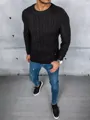 Čierny hrejivý sveter