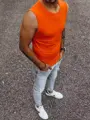 Pánské tílko bez potisku tmavě modré Dstreet RX3489