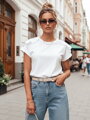 Dámske tričko EKOSTIA ecru RY2345