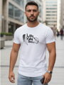 Bedrucktes Feuerwehr-T-Shirt mit Totenkopf für Männer NX054R