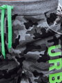 Pánske camo tepláky s potlačou antracit Dstreet UX4441
