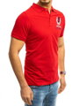 Červené pánske POLO tričko.