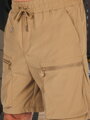 Pánske khaki cargo kraťasy Dstreet SX2507