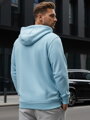 Svetlo-modrá mikina pre pánov (bx4246)