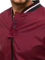Bordová pánska bunda.
