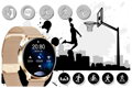 Dámske smartwatch I Rubicon RNCE81 - volania,  (sr045b)