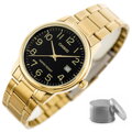 CASIO MTP-V002G-1B PÁNSKE HODINKY (zd103a) + KRABIČKA
