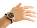 Hodinky G. ROSSI - 11775B (zg769f) rose gold/brown 