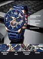 Pánske hodinky CURREN 8395 (zc019e) - CHRONOGRAF