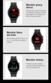 SMARTWATCH pánske G. Rossi SW019-3 black/red (sg014c) volania