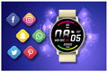 SMARTWATCH UNISEX GRAVITY GT1-6 - merač tepu, vlastné ciferníky (sg015f)