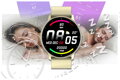 SMARTWATCH UNISEX GRAVITY GT1-6 - merač tepu, vlastné ciferníky (sg015f)