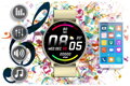 SMARTWATCH UNISEX GRAVITY GT1-6 - merač tepu, vlastné ciferníky (sg015f)
