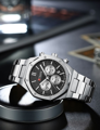 PÁNSKE HODINKY 8440 CHRONOGRAF (zc047b) + KRABIČKA