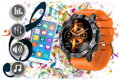 Pánske smartwatch GRAVITY GT20-3 - AMOLED, (sg024c)
