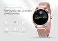 Dámske smartwatch I G. Rossi SW017-5 r.gold/white (sg011e)