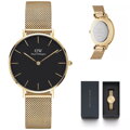 DÁMSKE HODINKY DANIEL WELLINGTON DW00100347 - PETITE EVERGOLD (zx704e)