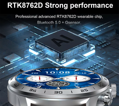 SMARTWATCH pánske Rubicon RNCE84  - uskutočňovanie hovorov  (sr028a)skl.