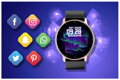 SMARTWATCH UNISEX GRAVITY GT1-2  merač tepu, vlastné ciferníky (sg015b)