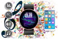 SMARTWATCH UNISEX GRAVITY GT1-2  merač tepu, vlastné ciferníky (sg015b)
