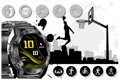 Pánske smartwatch  Gravity GT9-2 (sg021b)