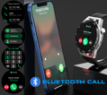 SMARTWATCH pánske Rubicon RNCE88 - uskutočňovanie hovorov, vlastné ciferníky (sr033d)