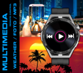 SMARTWATCH pánske Rubicon RNCE88 - uskutočňovanie hovorov, vlastné ciferníky (sr033d)
