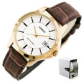 CASIO MTP-V004GL 7A PÁNSKE HODINKY (zd046b) + KRABIČKA