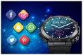 Pánske smartwatch Gravity GT7-1 PRO  (sg018a)