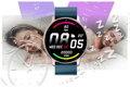 SMARTWATCH UNISEX GRAVITY GT1-4 - merač tepu, vlastné ciferníky (sg015d)