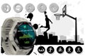 SMARTWATCH pánske GRAVITY GT8-4 - z GPS (sg017d)