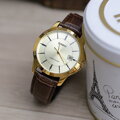 CASIO MTP-V004GL 9A PÁNSKE HODINKY (zd046c) + KRABIČKA