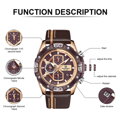 Pánske hodinky NAVIFORCE NF8018 - CHRONOGRAF (zn122d)