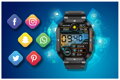 Pánske smartwatch Gravity GT6-1 (sg020a)