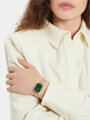 DÁMSKE HODINKY DANIEL WELLINGTON Quadro lisované Evergold Emerald 20mm DW00100561+ BOX (zw505m)