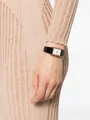 DÁMSKE HODINKY DANIEL WELLINGTON viazané čierne krokodíl ružové zlato 24mm DW00100698 + KRABIČKA