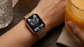 Dámske smart hodinky Gravity GT30-1 zlaté s ružovým remienkom