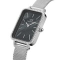 DÁMSKE HODINKY DANIEL WELLINGTON Quadro Silver Mesh DW00100667 + BOX (zw519k)