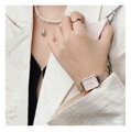 DANIEL WELLINGTON DÁMSKE HODINKY Quadro Pressed Melrose Pearl 20mm DW00100510 + KRABIČKA (zw505o)